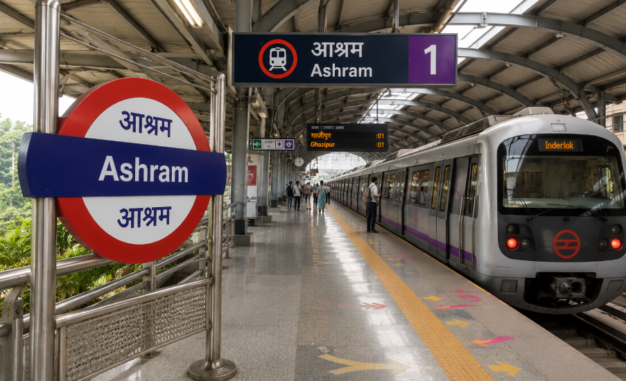 Ashram Metro Station