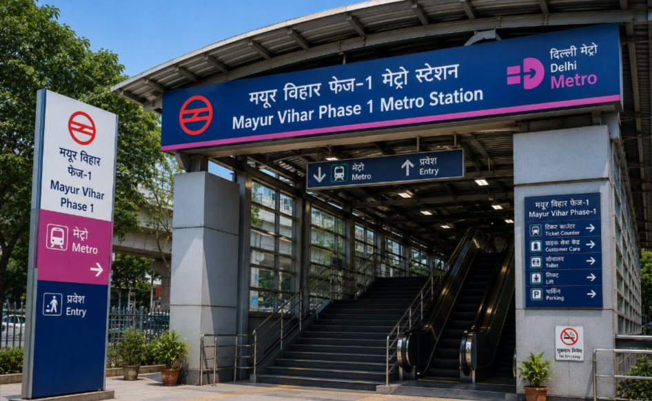 Mayur Vihar Phase 1 Metro Station