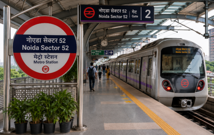 Noida Sector 52 Metro Station