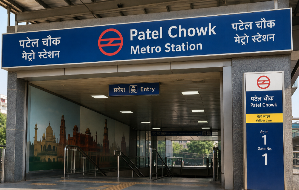 Patel Chowk Metro Station
