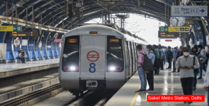 Saket Metro Station, Delhi: Beyond the Yellow Line!
